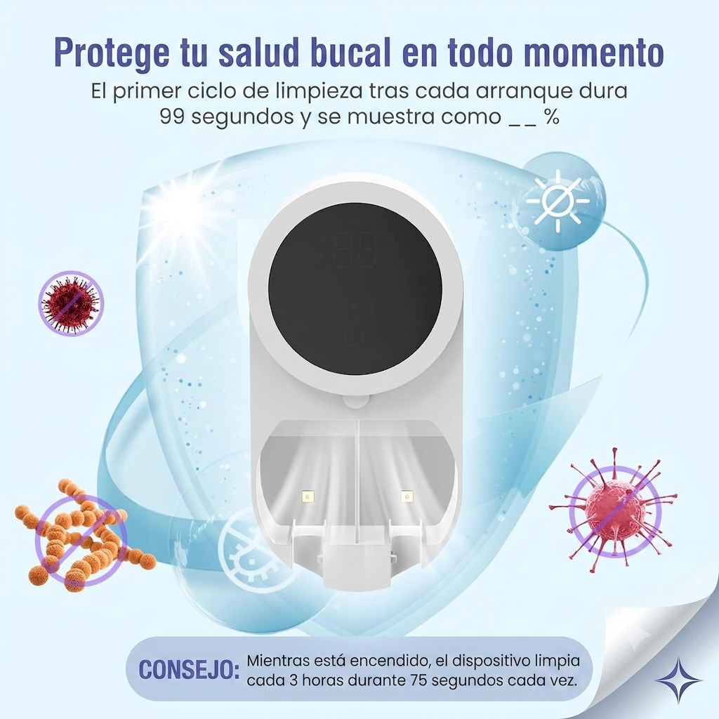 Esterilizador de Cepillos Inalámbrico